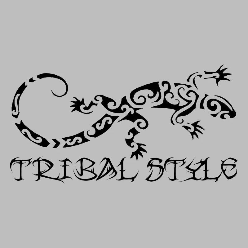 Polynesische schwarze Eidechse