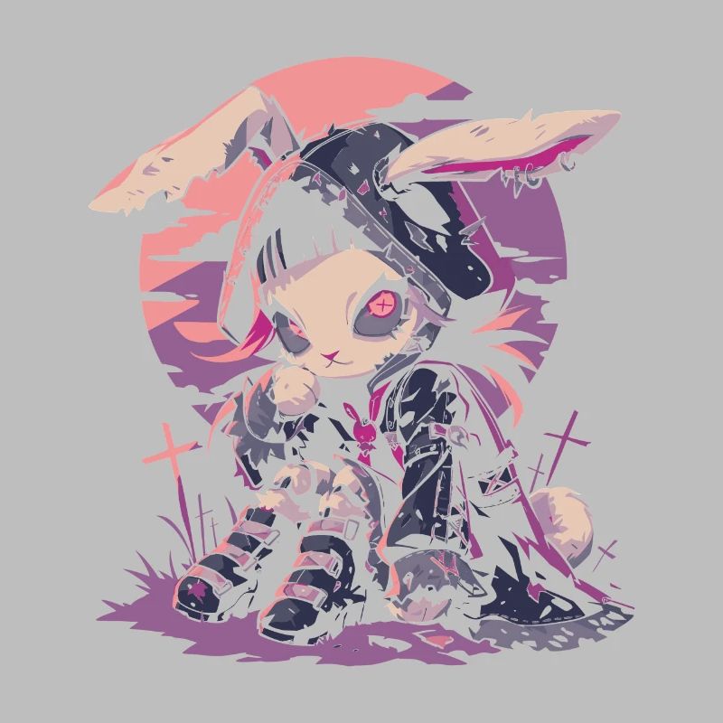 Goth Bunny Witch Gothic Puppe Grunge Geschenk