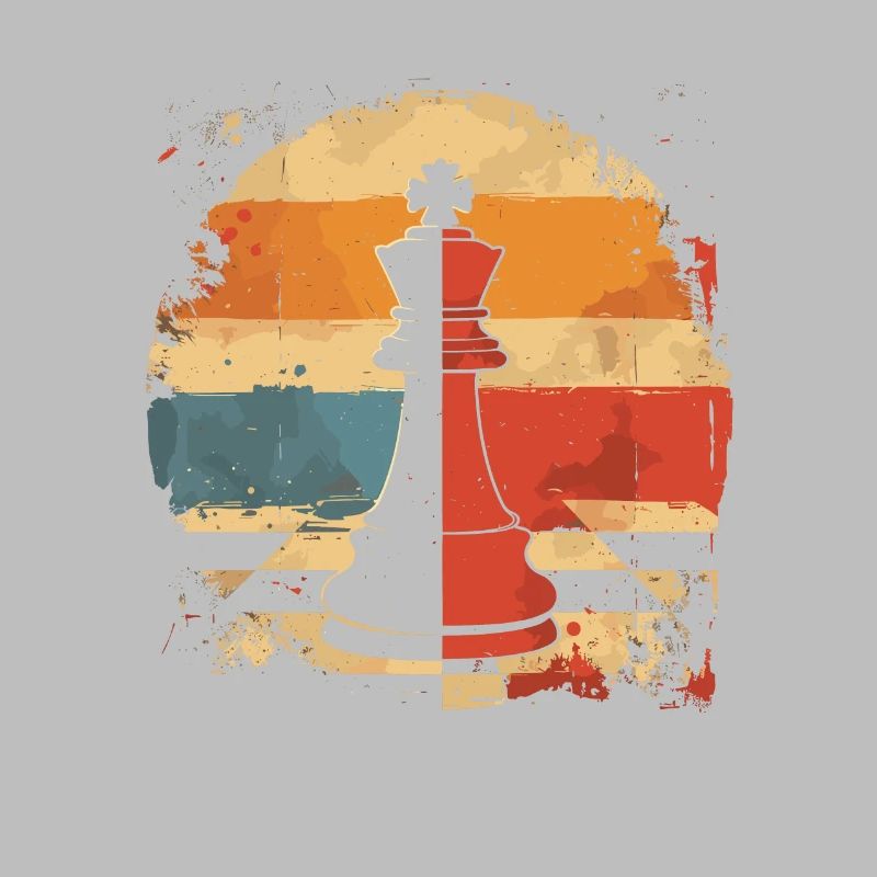 Pièce d’échecs Retrowave