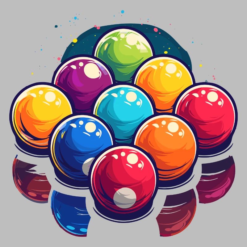 Boules de billard Graphique