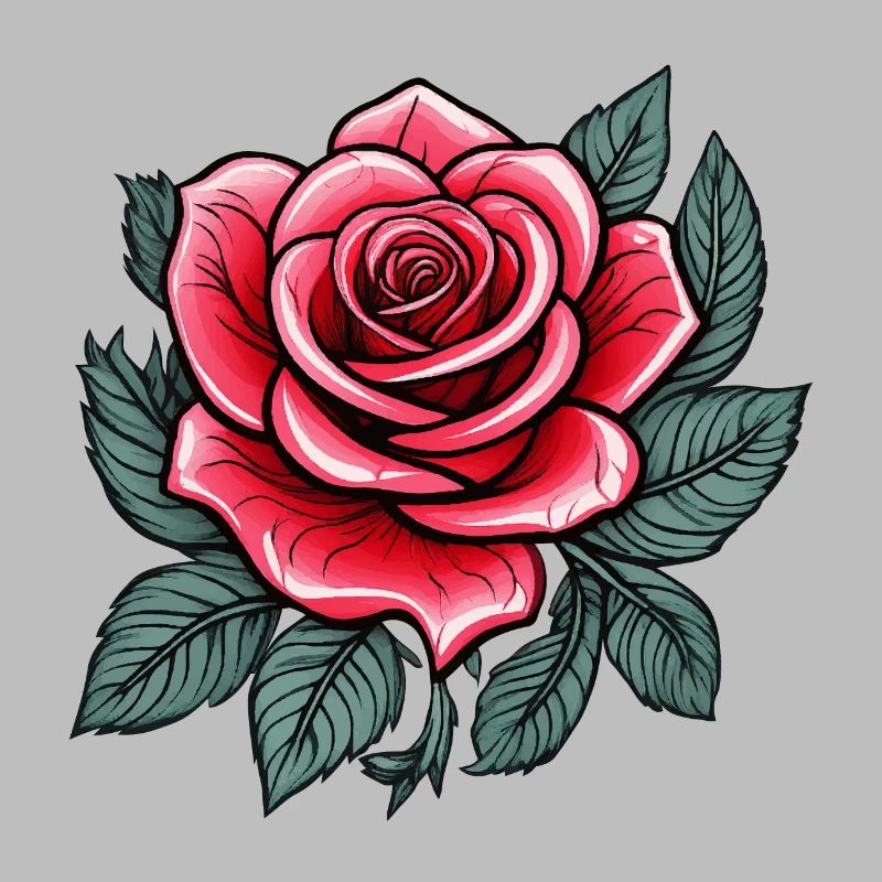 Tatouage Rose Fleur de Rose
