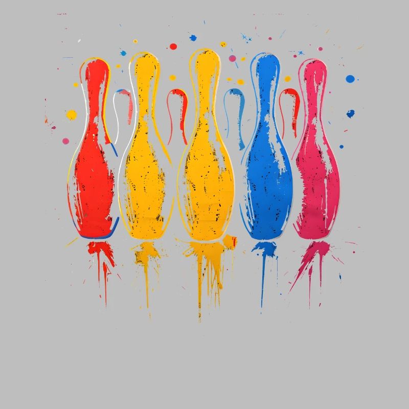 Bowling Éclaboussures de couleurs