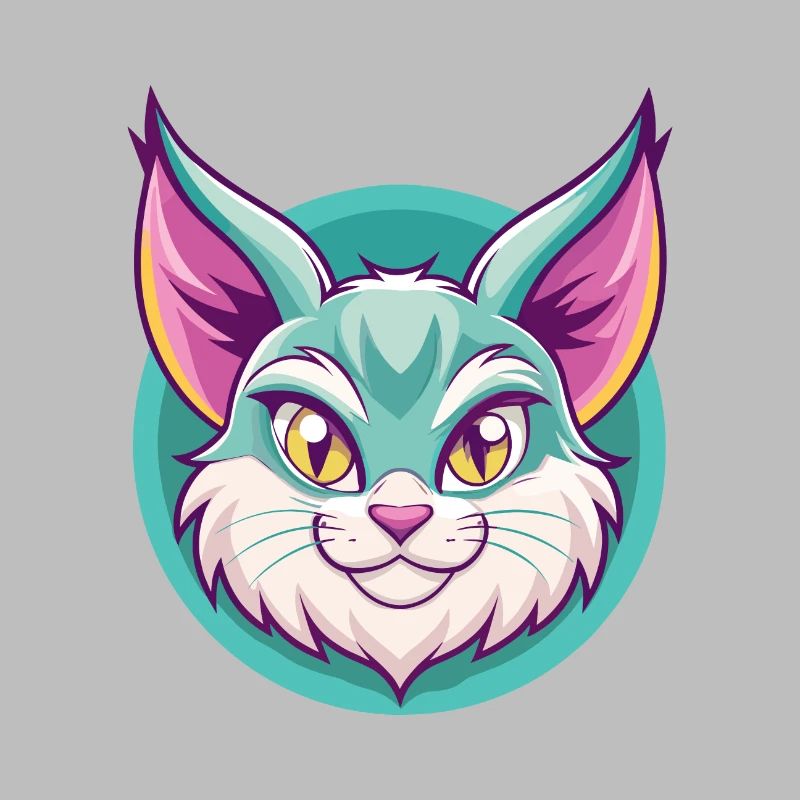 Pixie Bob Chat Race Dessin animé Kawaii Animal Pet