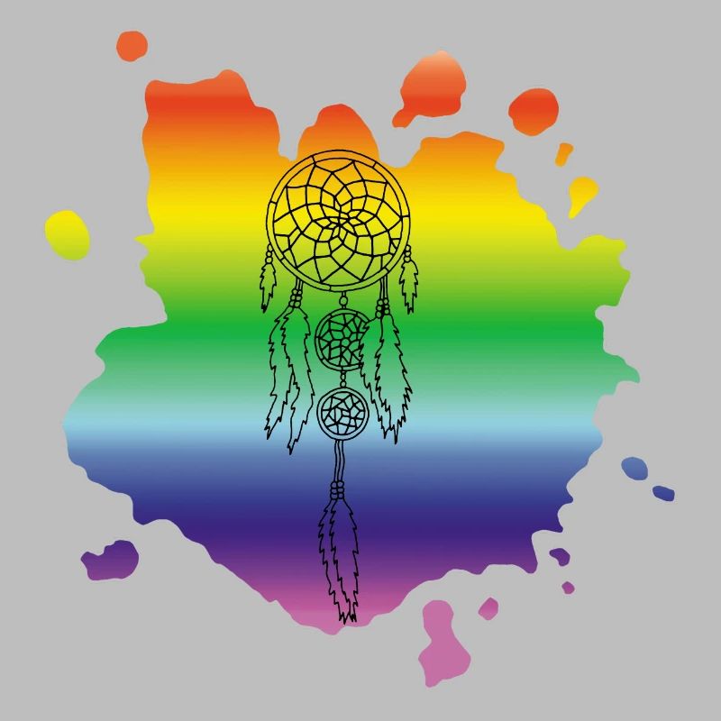 Attrape-rêve multicolore