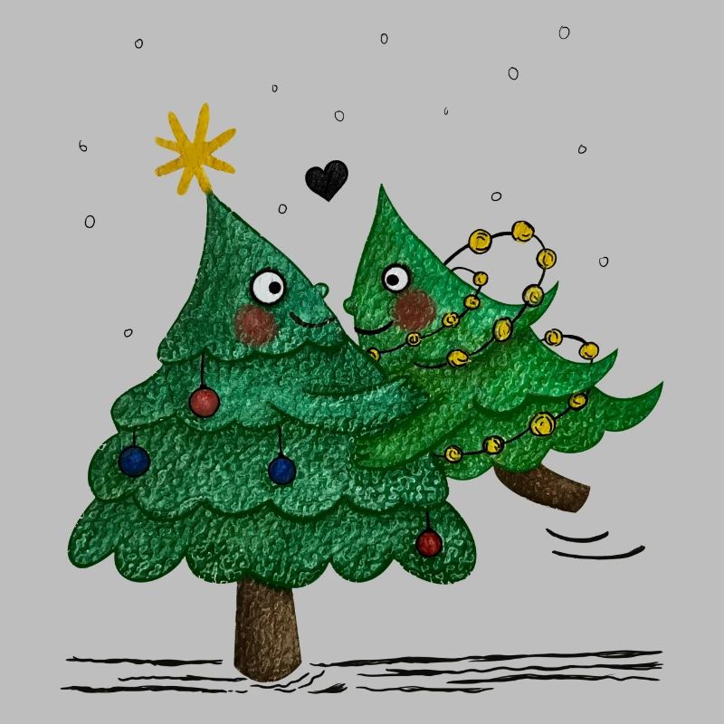 De jolis sapins de Noël