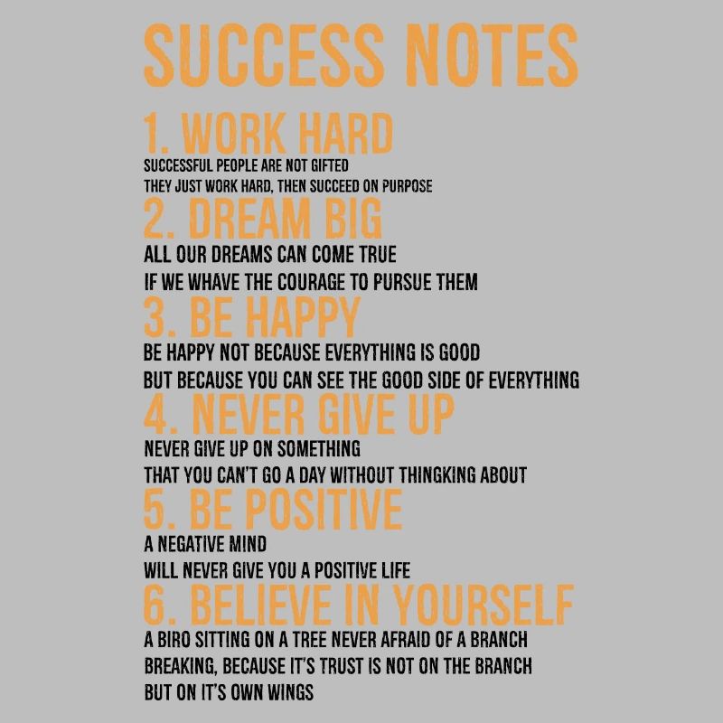 success notes