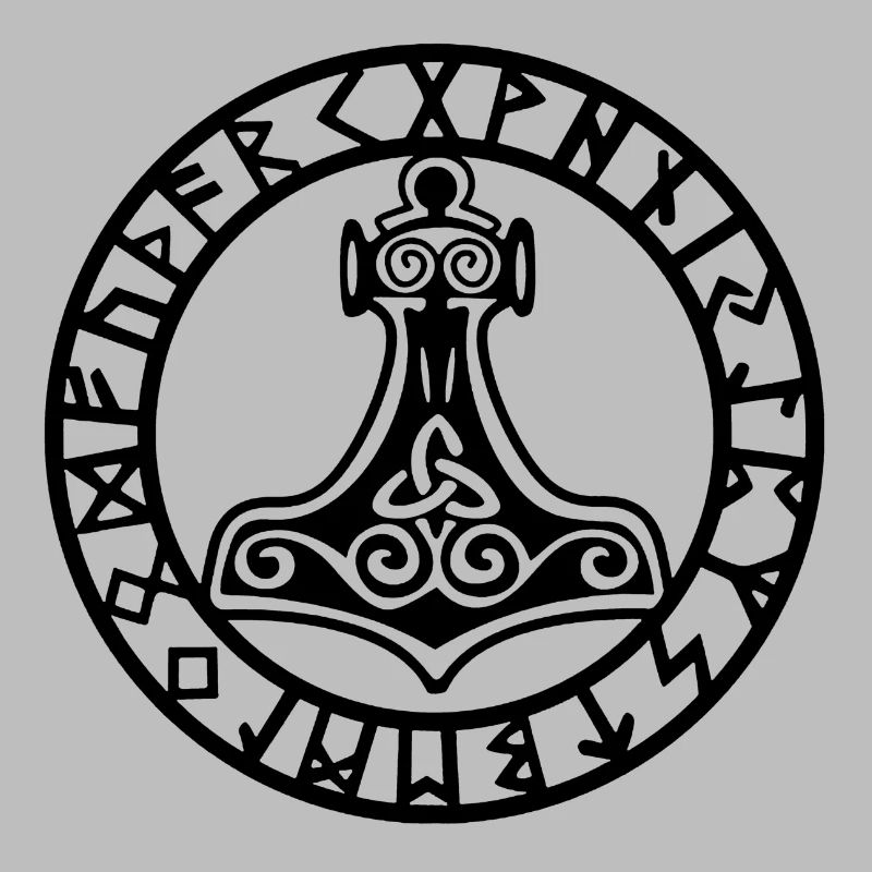Marteau viking noir
