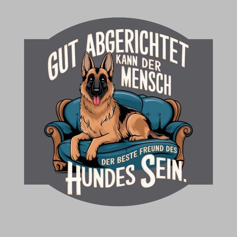 Deutscher Schäferhund der beste Freund des Hundes