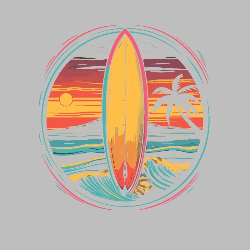 Surfing Artwork