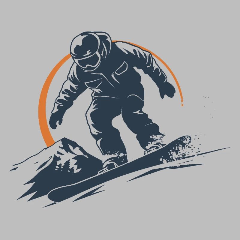 Graphique du snowboarder