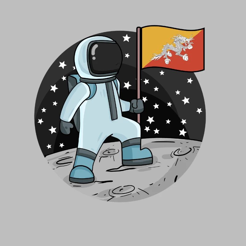 Drapeau des astronautes du Bhoutan