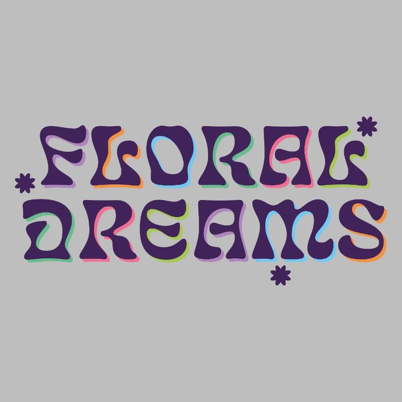 Rêves floraux de type psychédélique