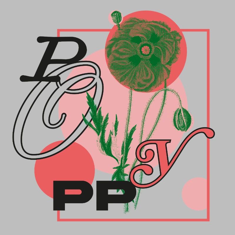 Botanical Poppy Poetry