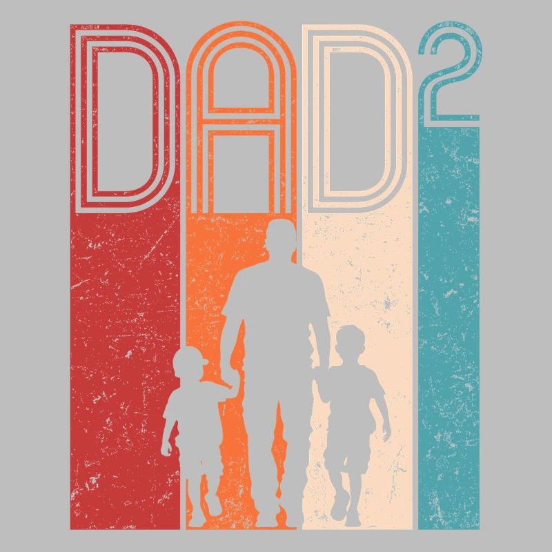 Dad High 2 Father Two Sons Father's Day Gift