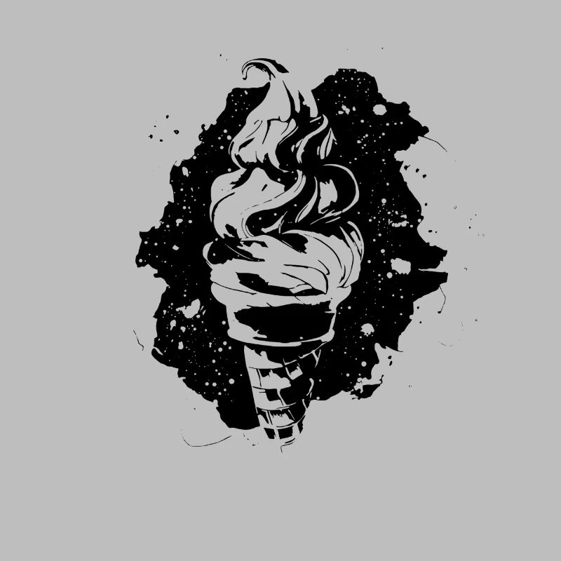 Dessin de crème glacée molle