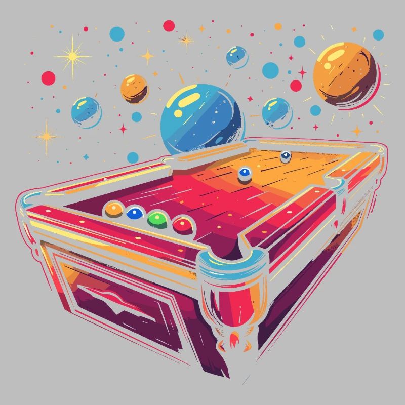 Style de dessin animé de billard