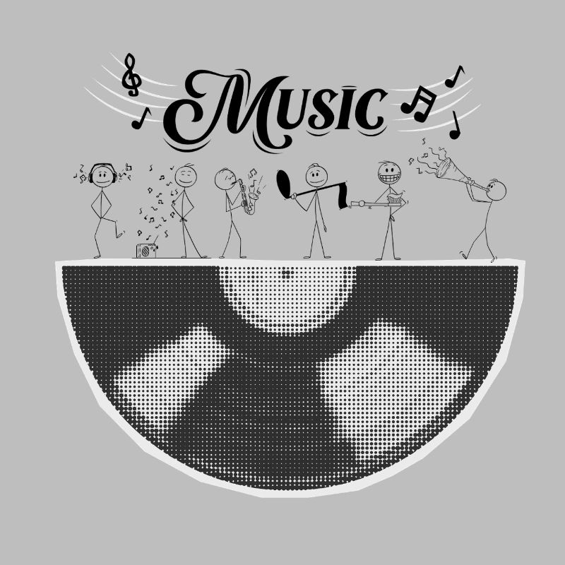 Half a music cylinder