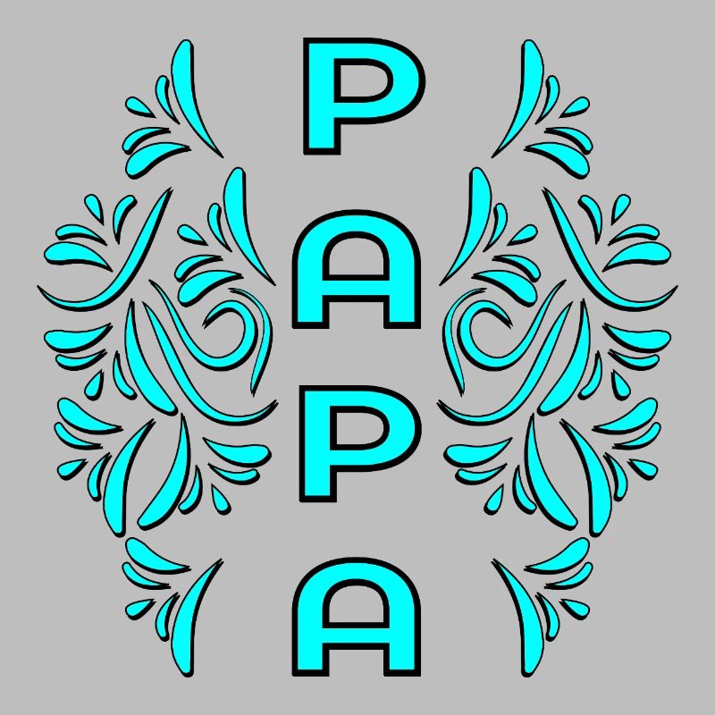 ORNAMENTE VATERTAG PAPA WERDEN