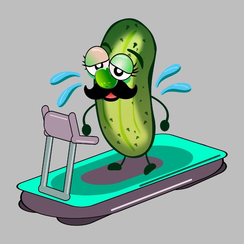 Tapis de course Papa Cornichons