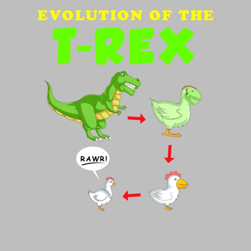 Évolution de l’illustration du dinosaure T-Rex