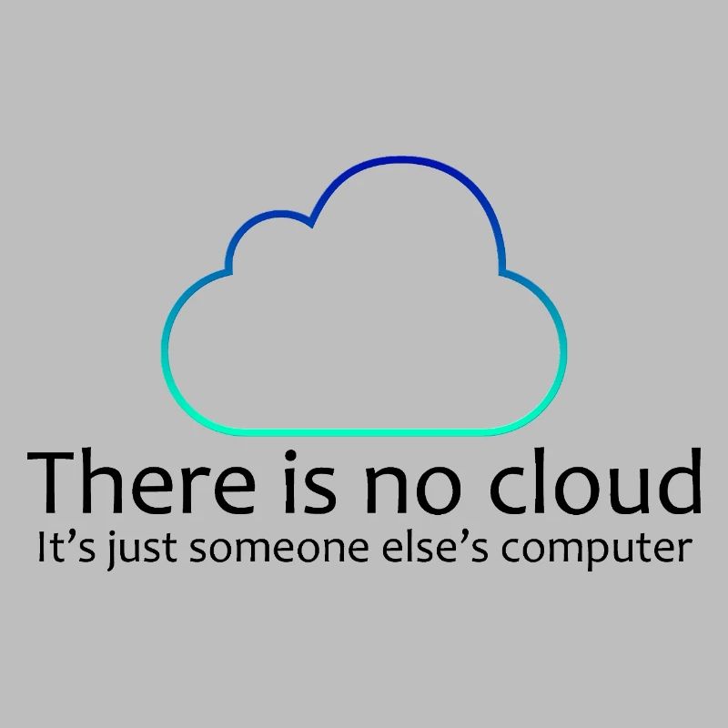 No Cloud Programming Funny Tee