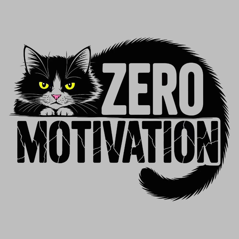 Zero Motivation Cat