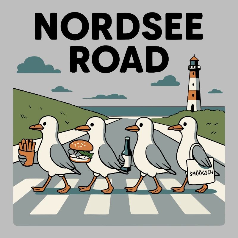 Nordseeroad Möwen