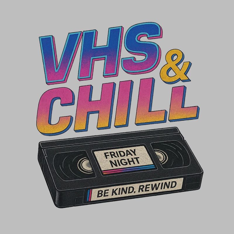 Conception de cassettes VHS & Chill Retro