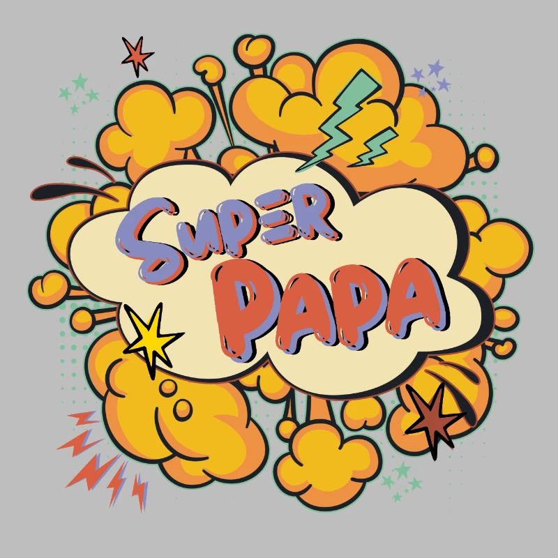 Super papa Comic Explosion