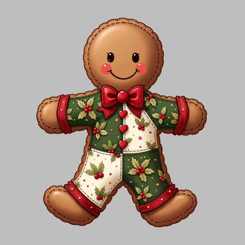 Gingerbread Weihnachtsmotiv Patchwork