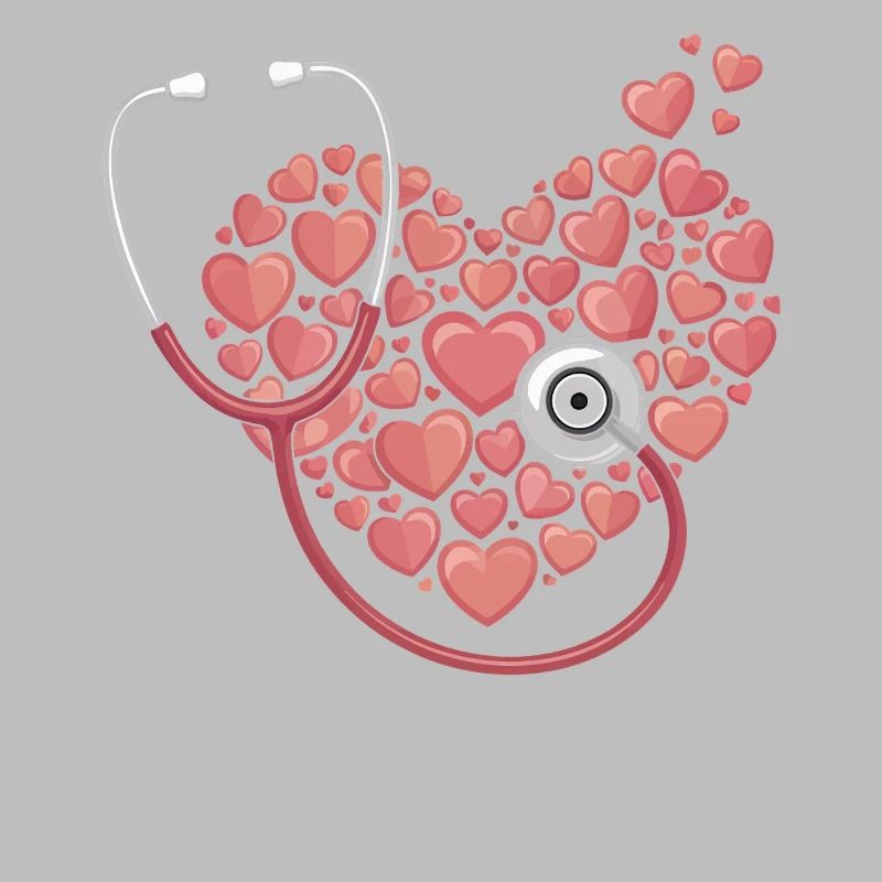 Heart Stethoscope Heart Pattern