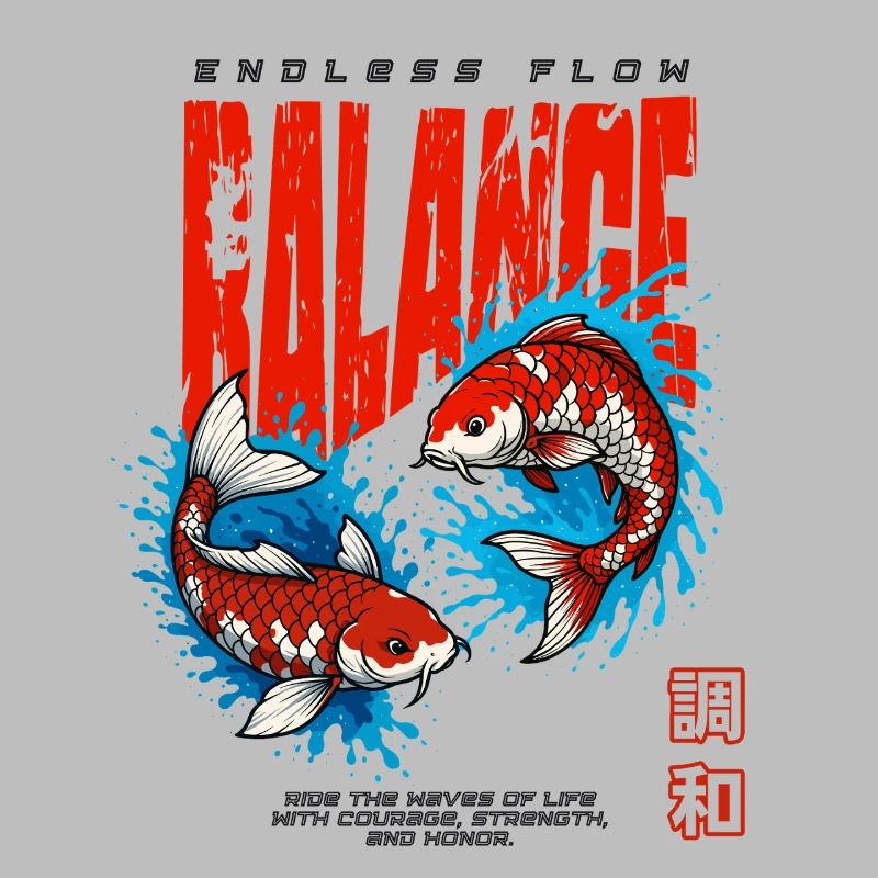 Poisson Koi - Équilibre