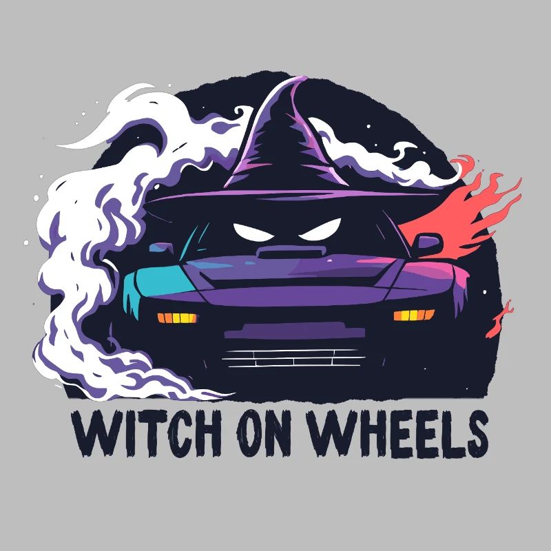 Sorcière sur roues Neon Ride