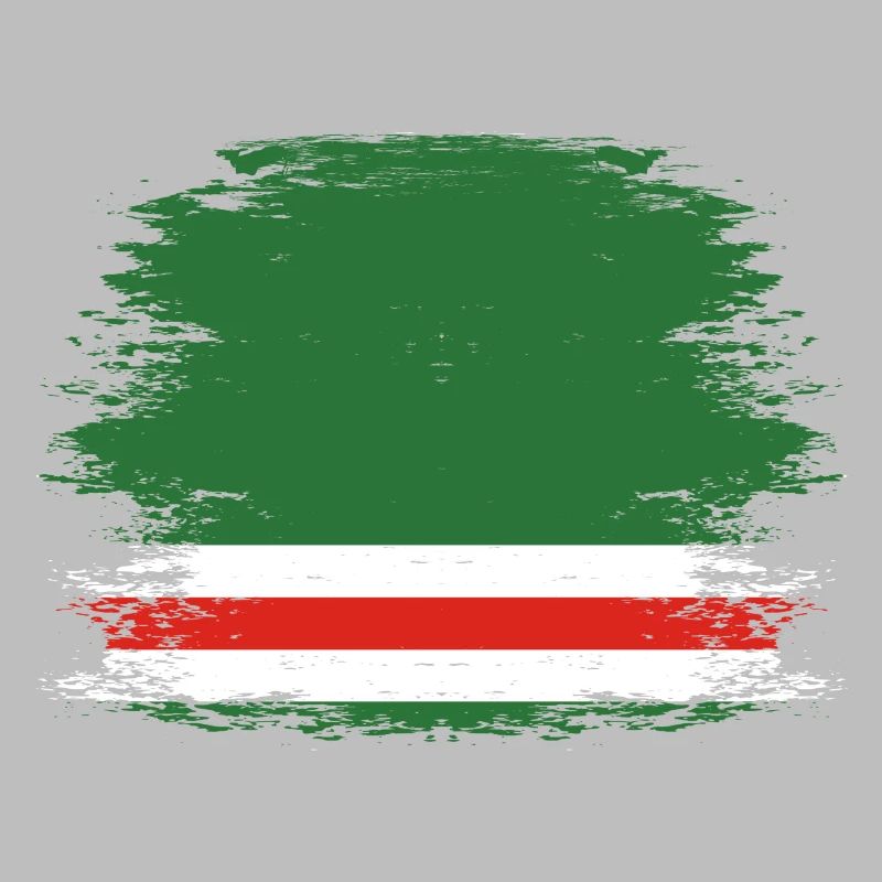 Tschetschenien Flagge used