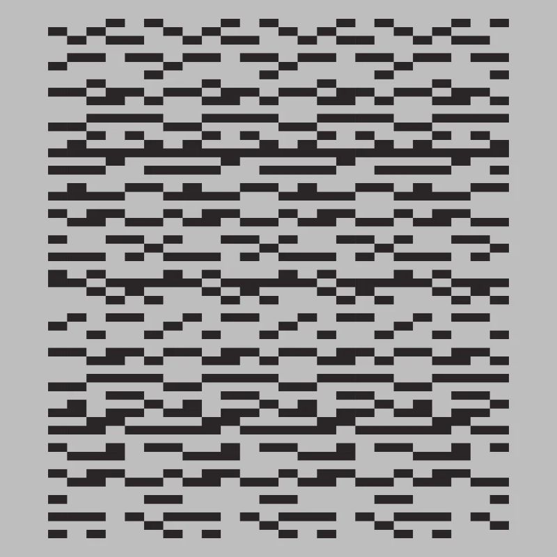 Noir Stripe pixeliges Glitch Grid