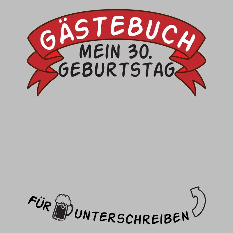 Gästebuch Mein 30. Geburtstag Geschenkidee