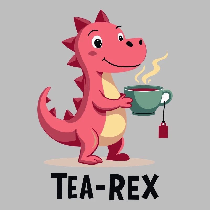 Tea-Rex Dino liebt Tee
