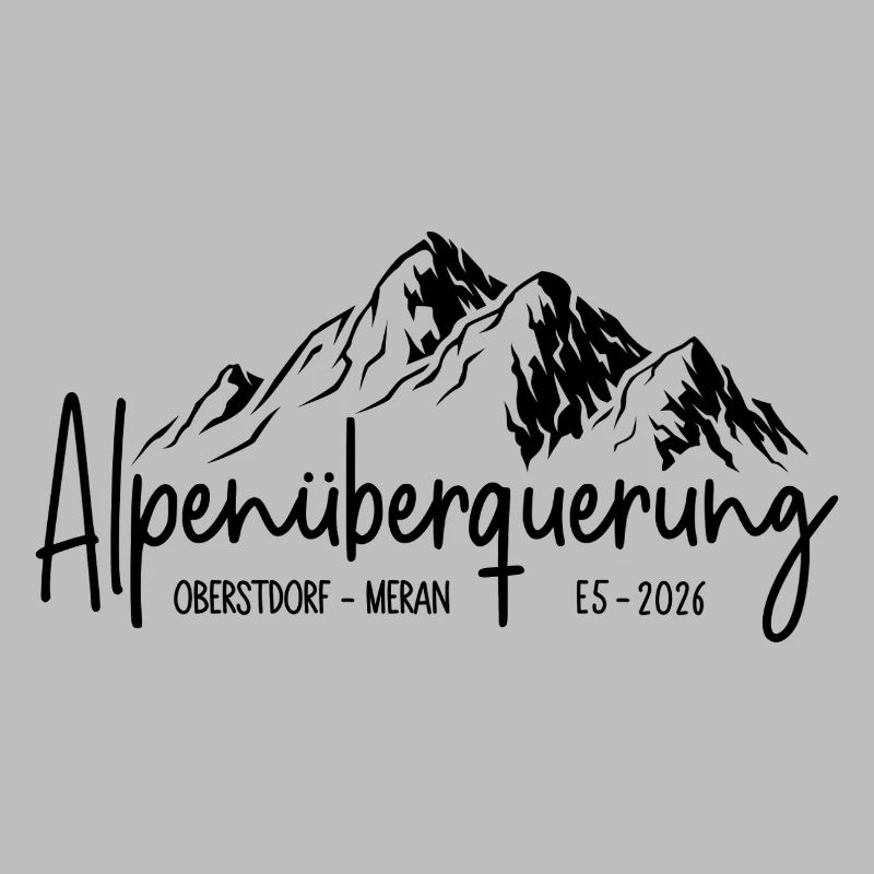 Traversée des Alpes E5 2026 / Oberstdorf - Merano