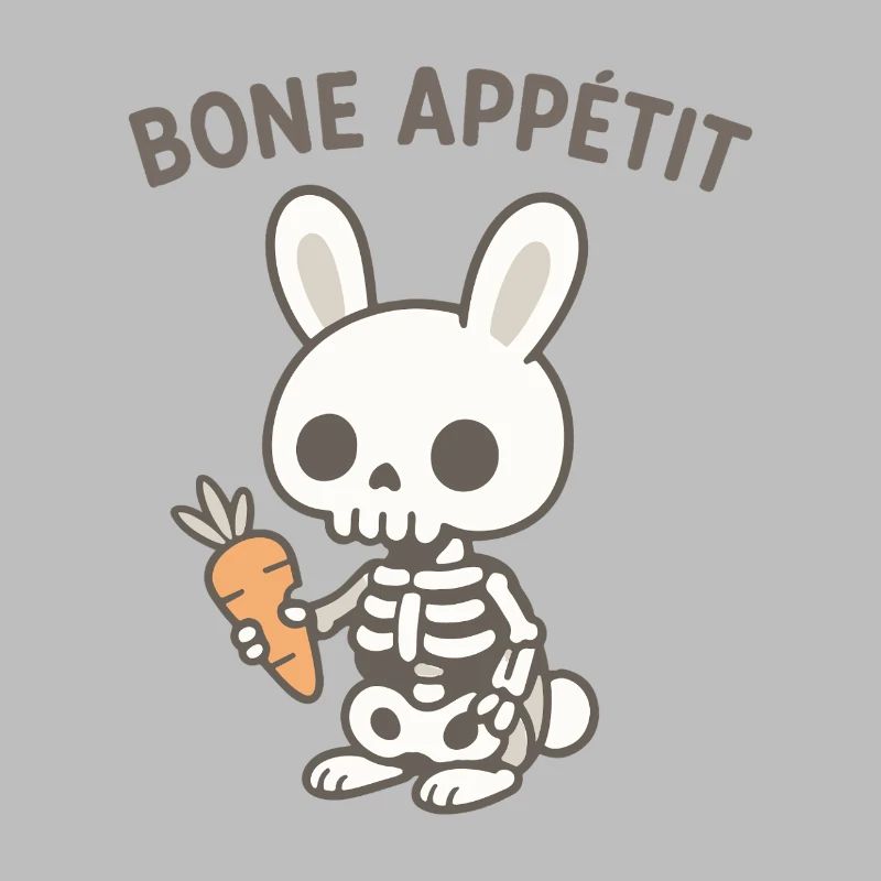 Bone Appetit Skeleton Bunny