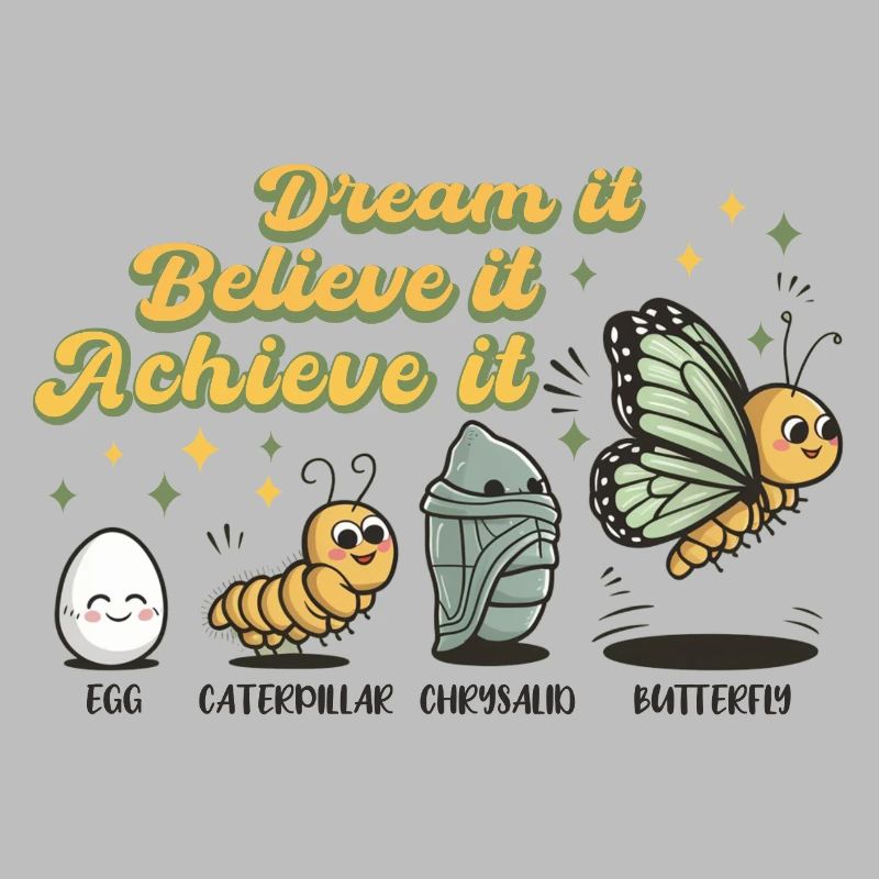 Chenille Papillon Ecole Evolution Cadeau