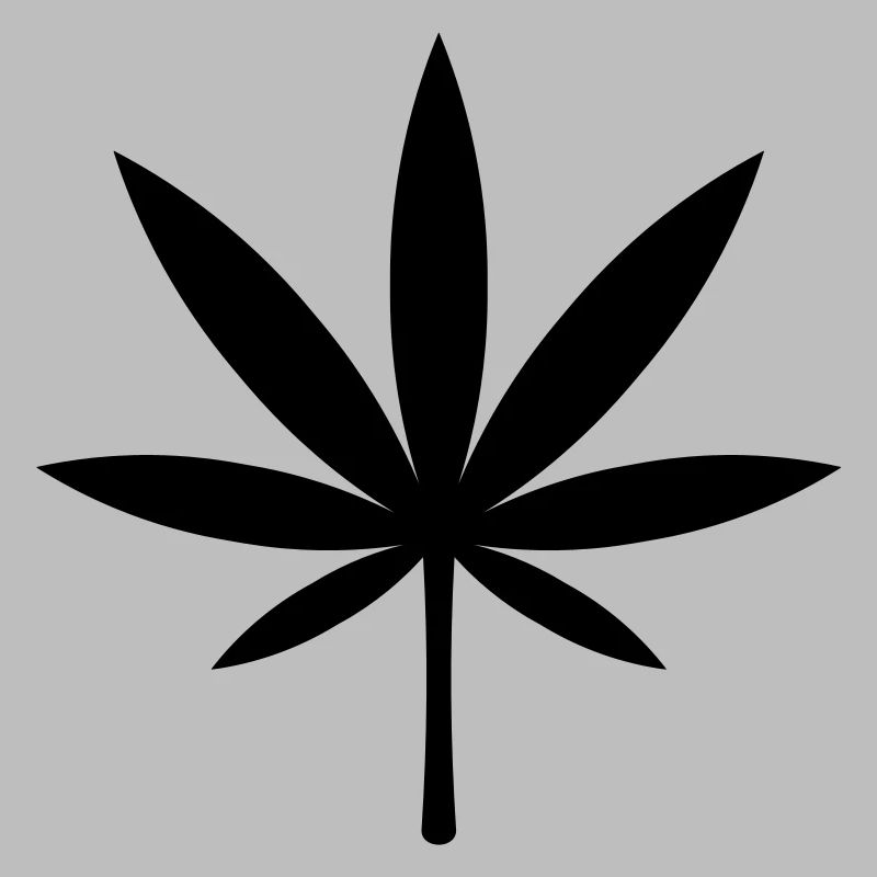 Cannabis / Marijuana / Feuille de chanvre (noir)