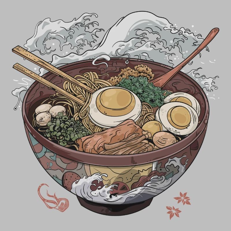 Große Schüssel Ramen