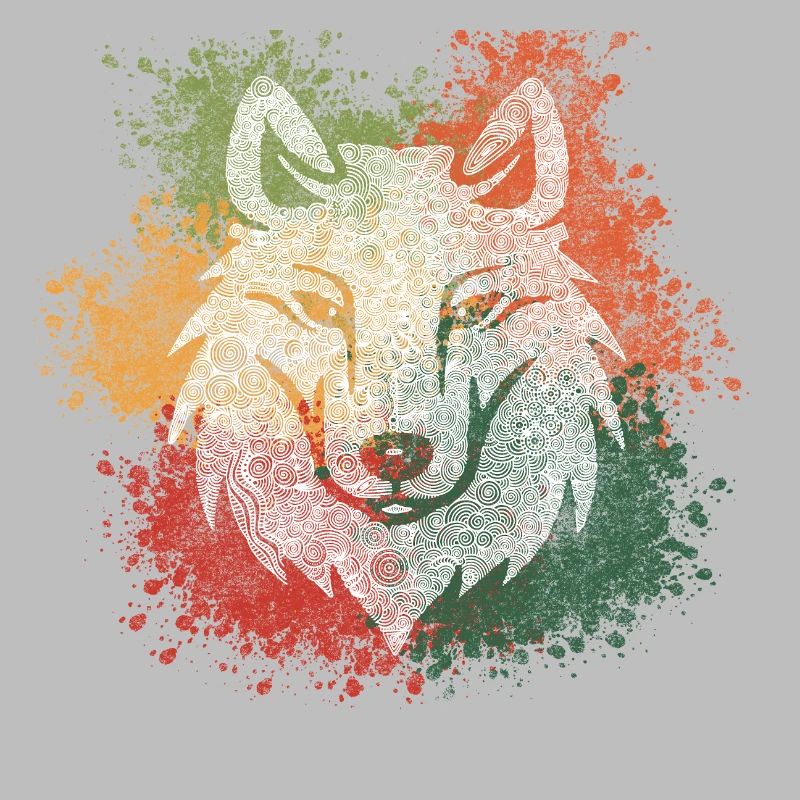 Zentangle Wolf