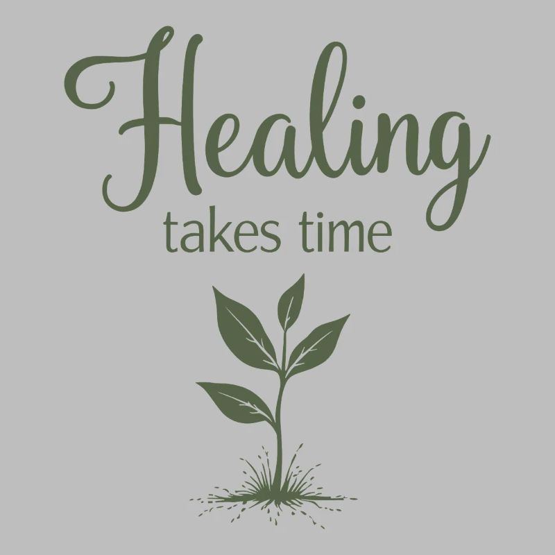 Healing takes time Mindfulness Patience