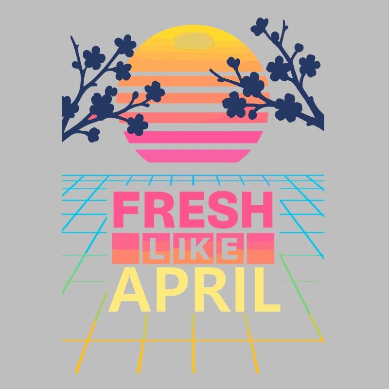 FRESH LIKE APRIL Retro Spring Cherry Blossom