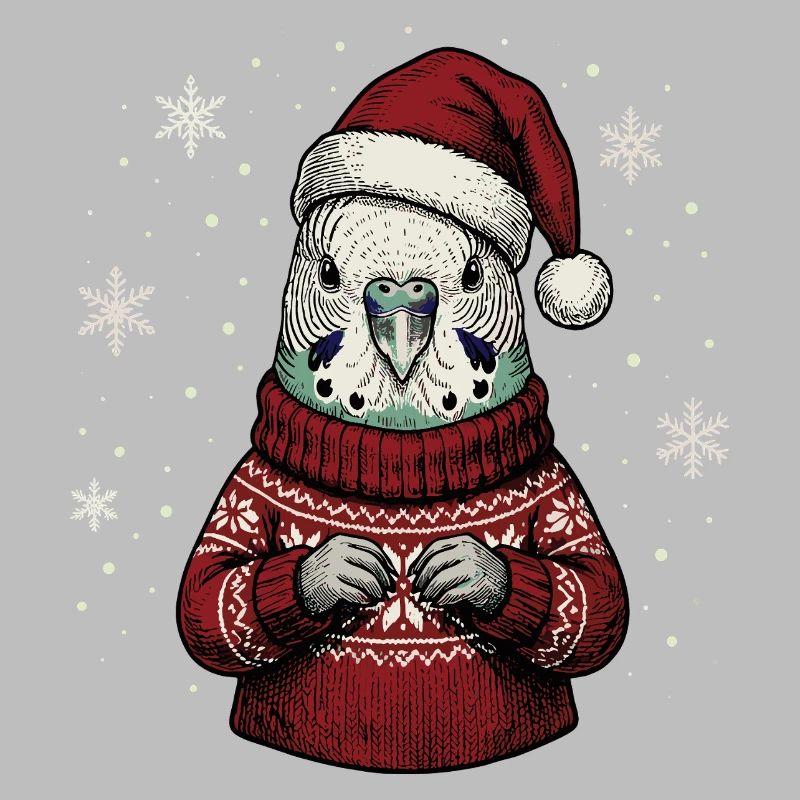 Pyjama de Noël Perruche Perruche avec le Chapeau de Noël