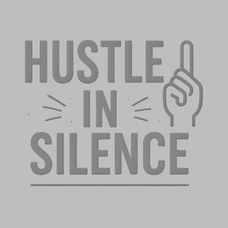 Hustle in Silence Icon Tee