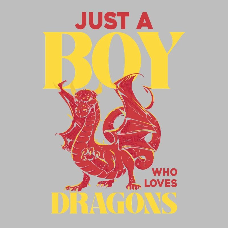 Nur ein Junge liebt Drachen