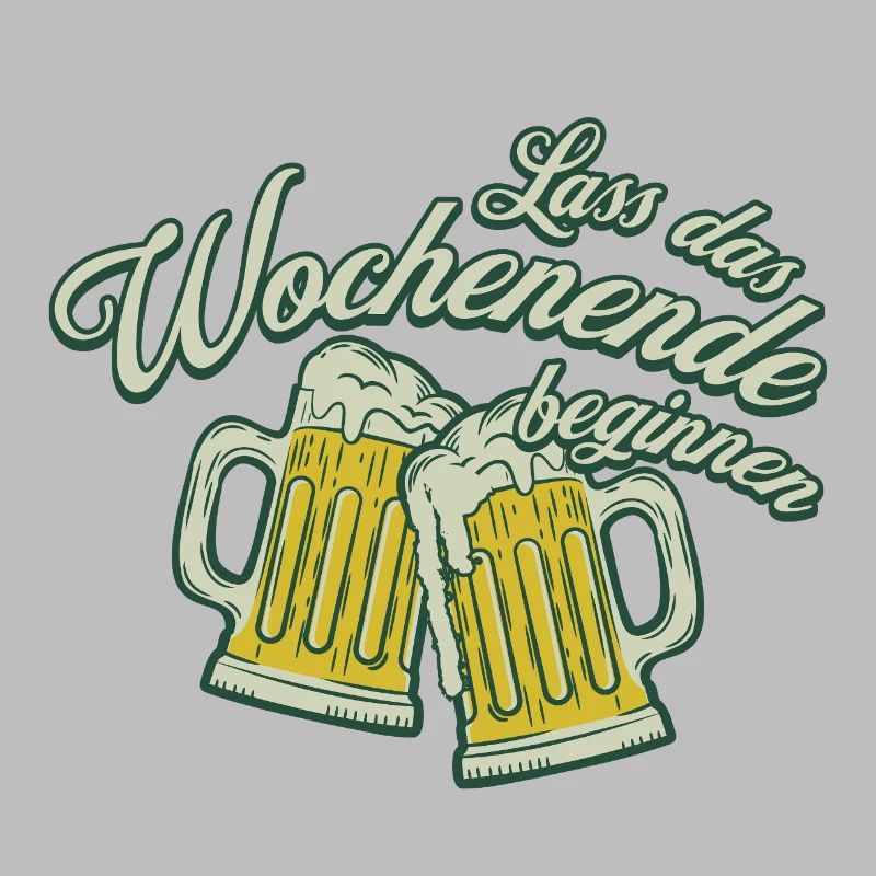 Weekend Toast Beer Alcohol Men