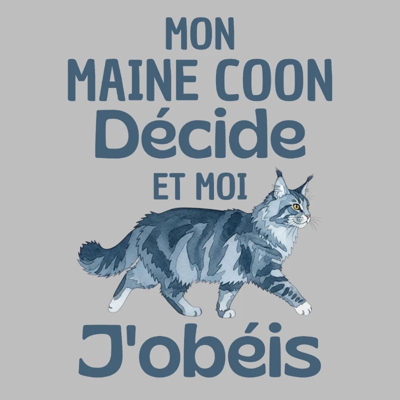 Mon Maine Coon décide et moi obéis